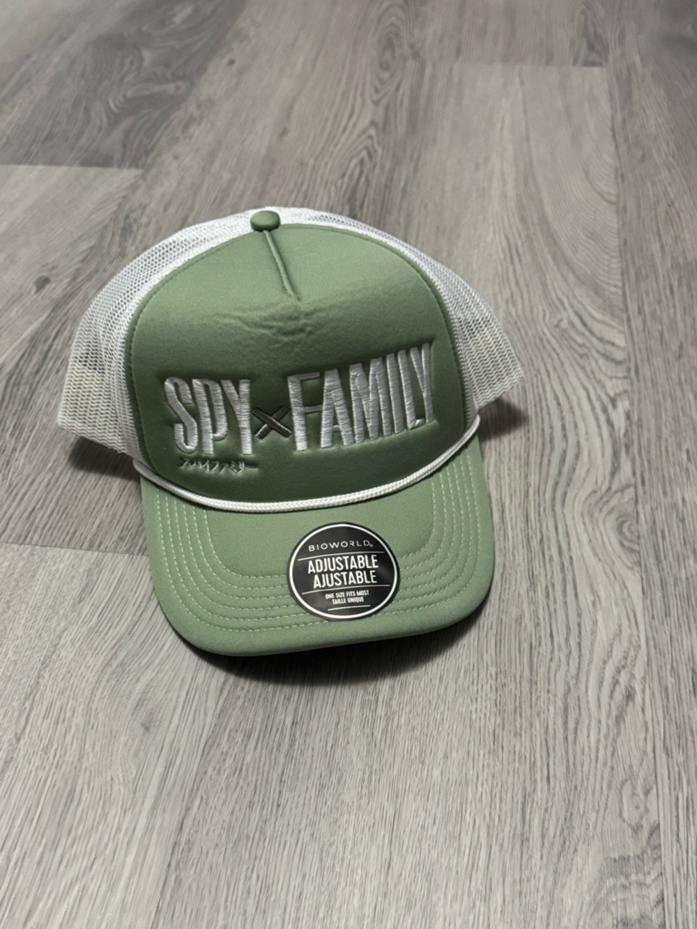 Bioworld SPY×FAMILY Green Foam Trucker Hat - Adjustable